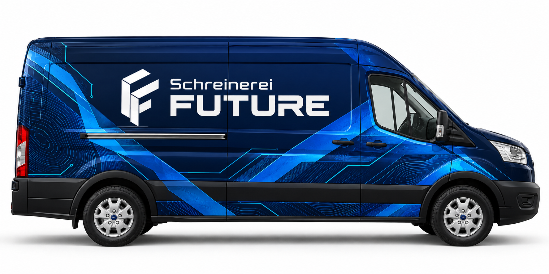 Ford Transit mit Schreinerei-Future-Design